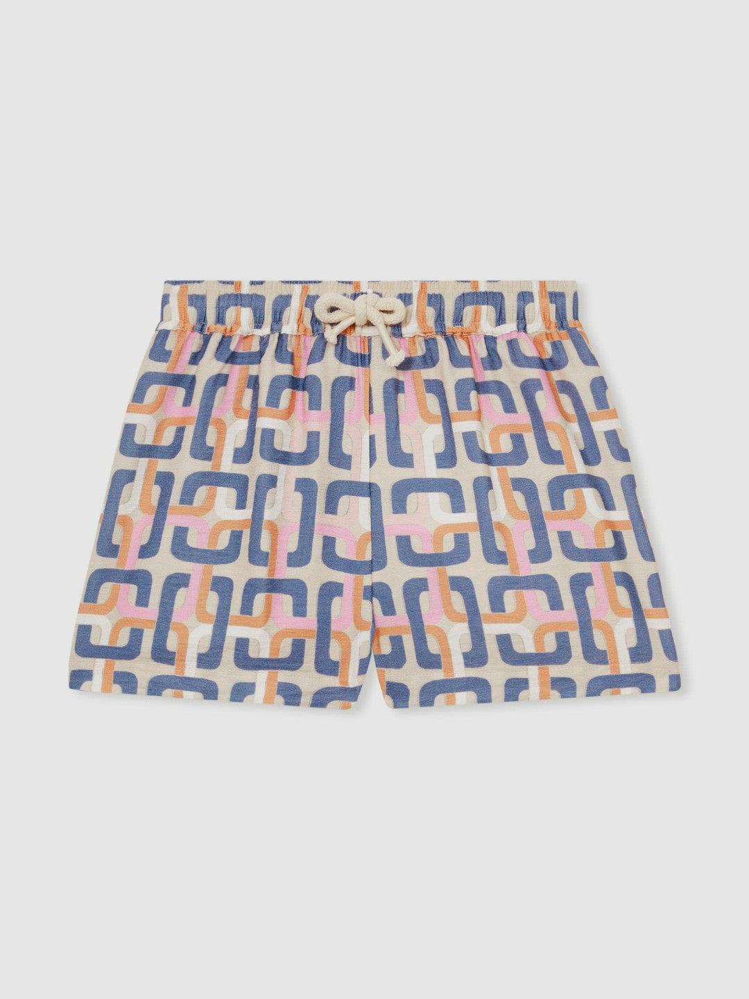 Children & Baby 13-14 yrs Geometric Chain Print Shorts in Multi