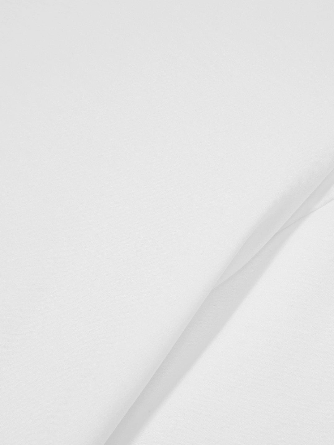Men Mercerised-Cotton Crew-Neck T-Shirt in White