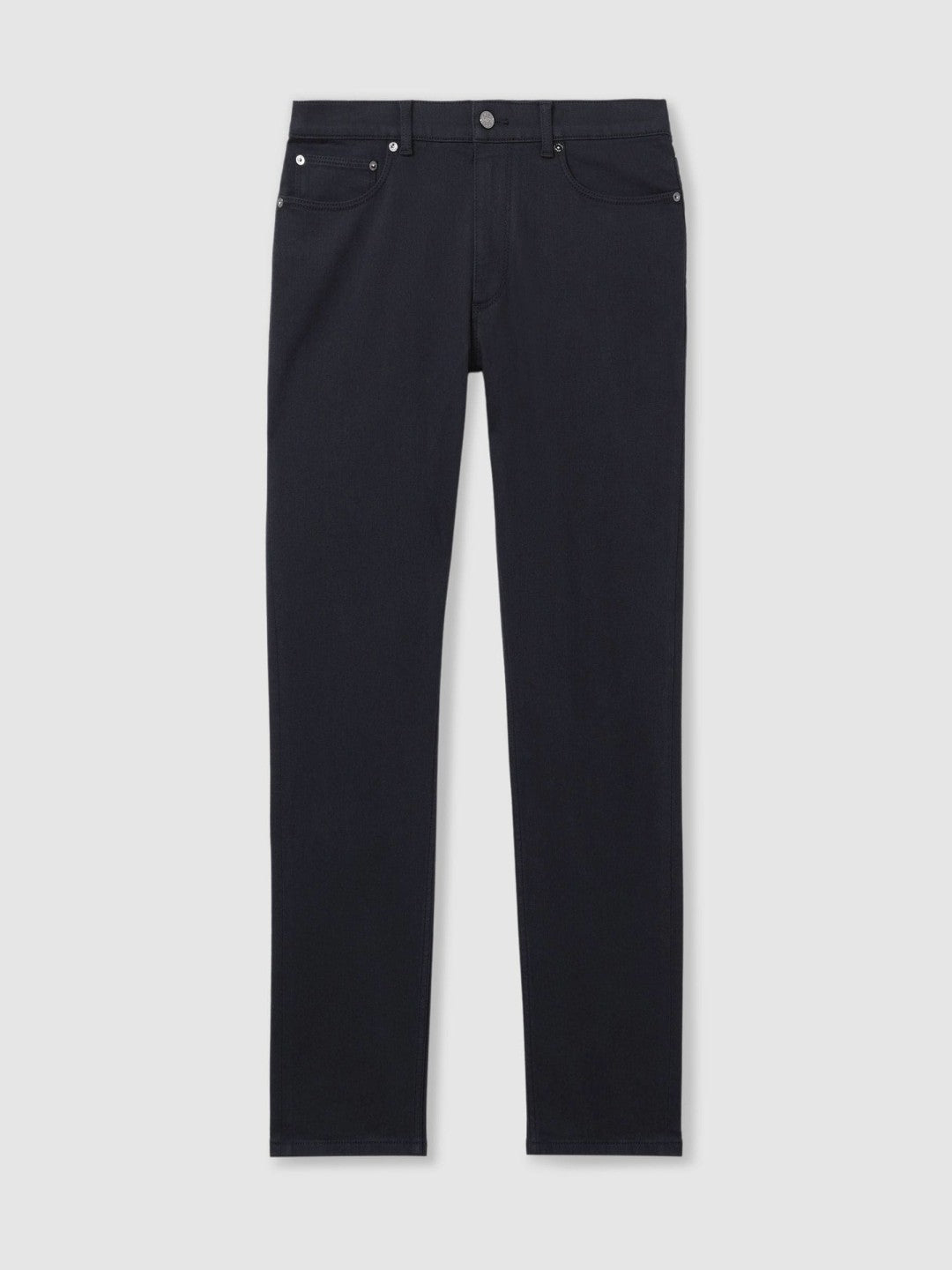 Men Cotton-Stretch Slim-Fit Jeans in Navy