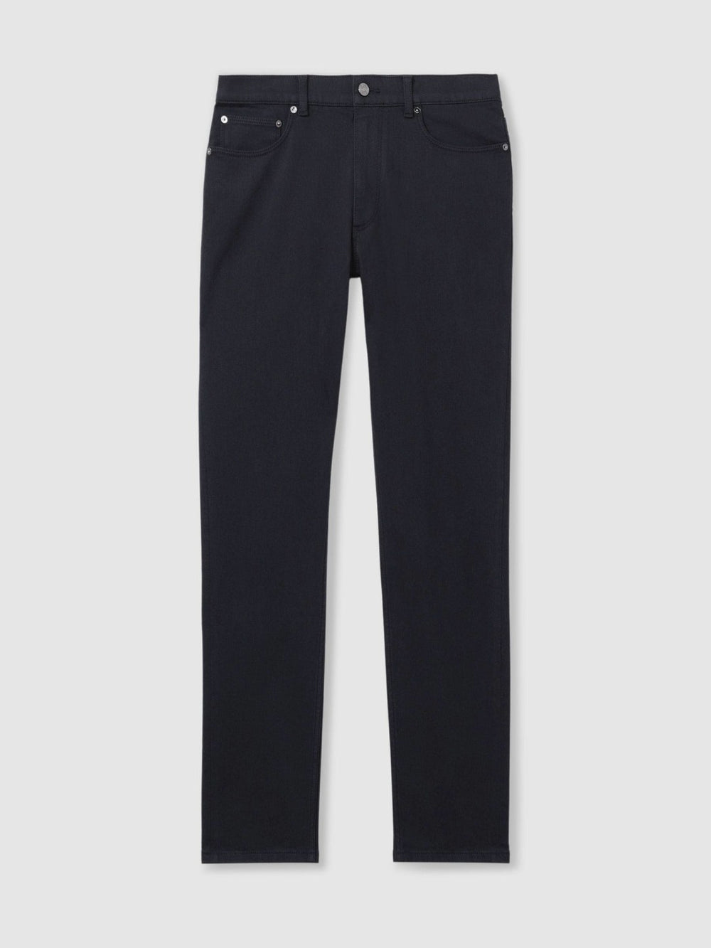 Men Cotton-Stretch Slim-Fit Jeans in Navy