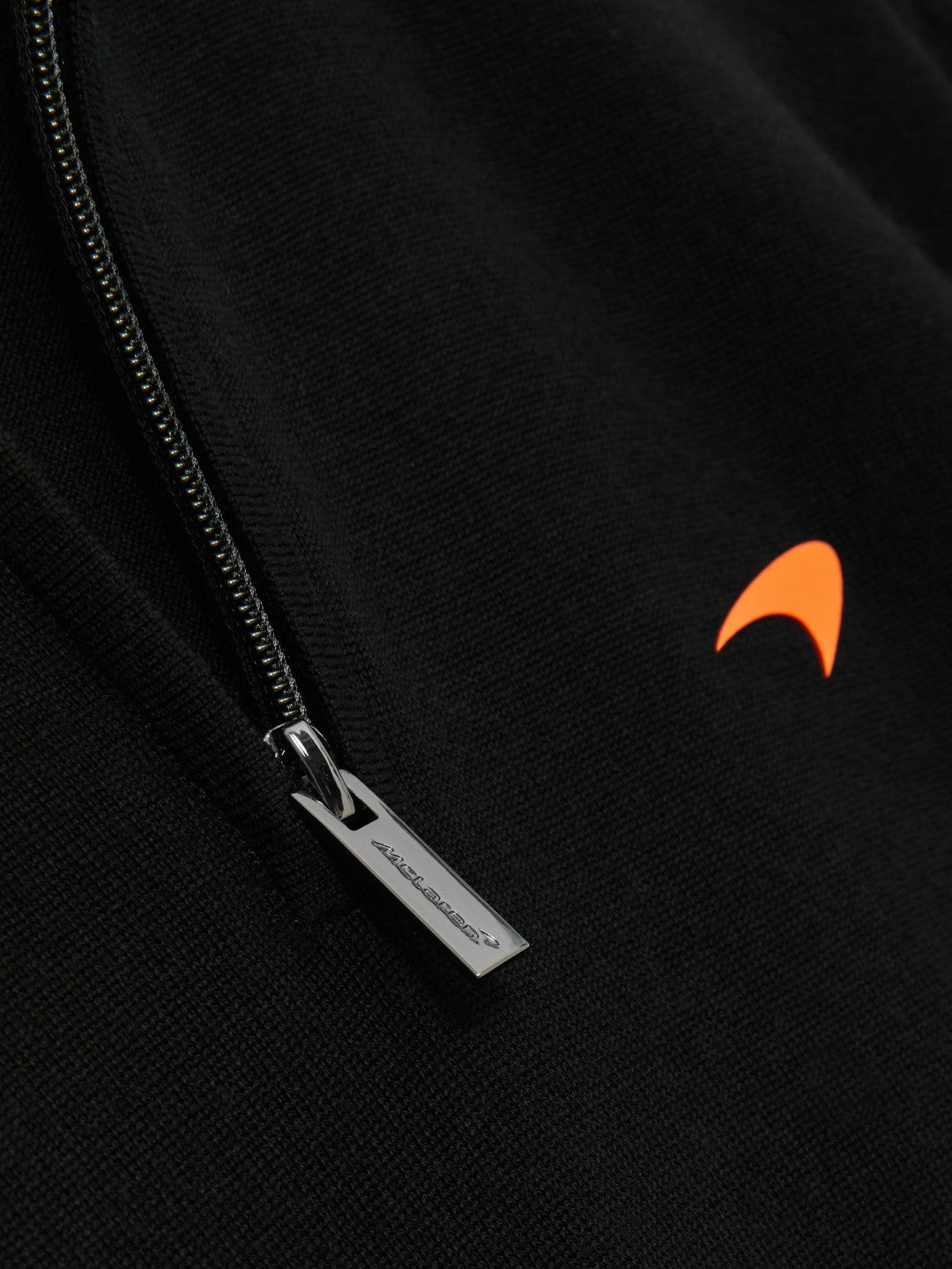 Men McLaren F1 Team Merino Half-Zip Jumper in Black