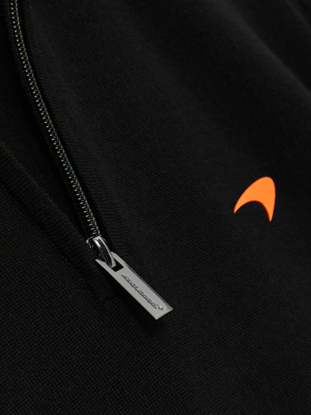 Men McLaren F1 Team Merino Half-Zip Jumper in Black