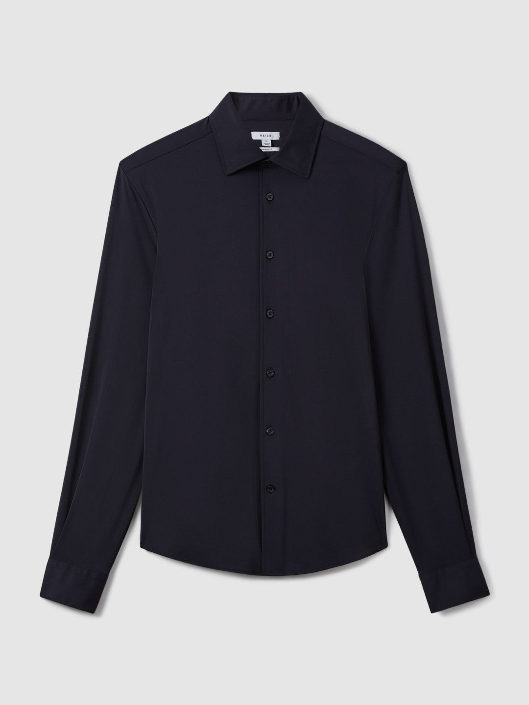 Men Long-Sleeve Travel Shirt in Navy