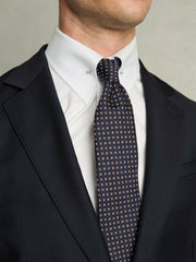 Men Regular-Fit Cotton Pin-Collar Shirt in White