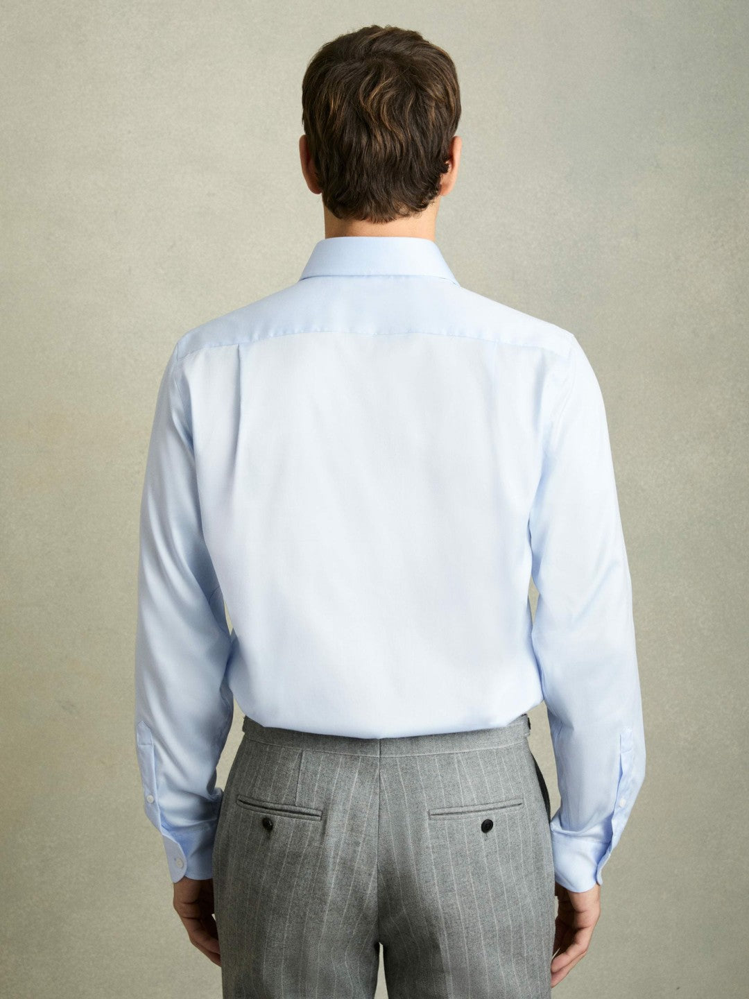 Men Regular Fit Shirt in Soft Blue