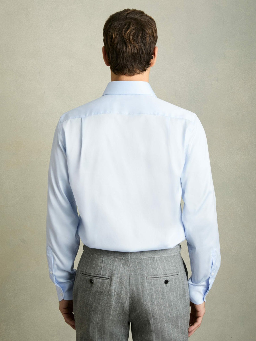 Men Regular Fit Shirt in Soft Blue