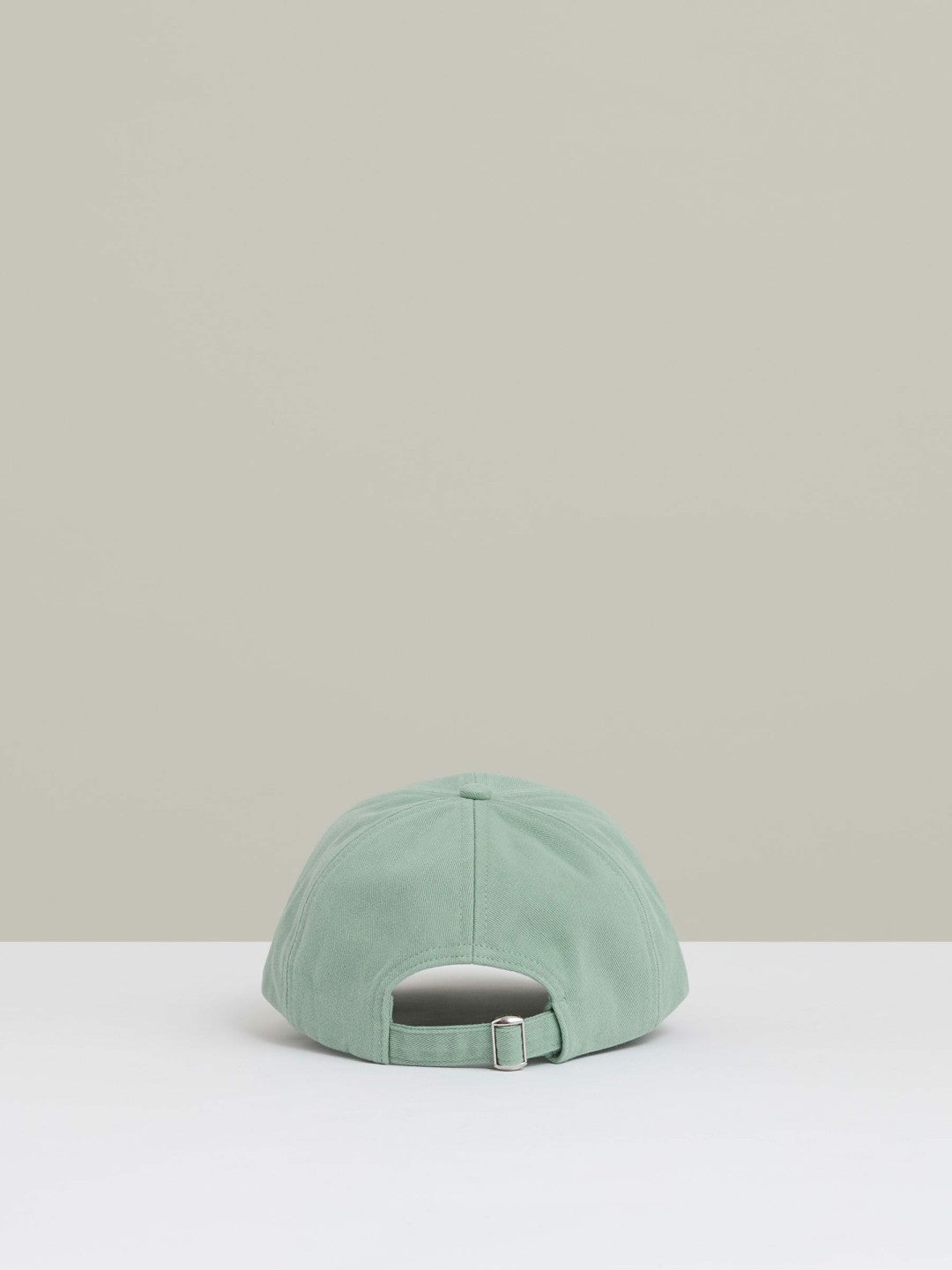Men Cotton Logo-Embroidered Baseball Cap in Washed Green