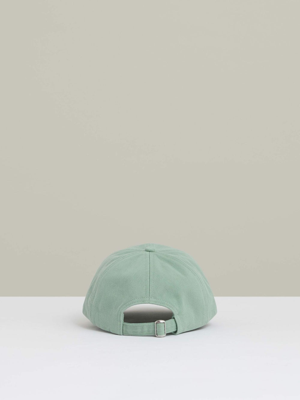 Men Cotton Logo-Embroidered Baseball Cap in Washed Green