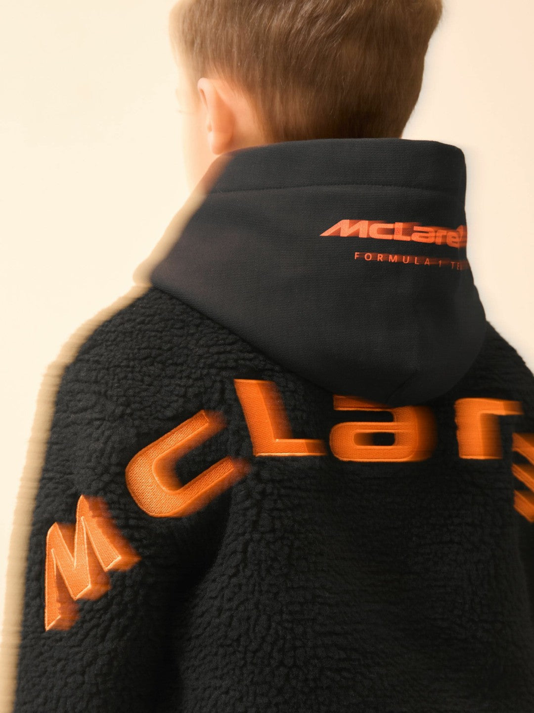 Children & Baby 13-14 yrs Unisex Fit McLaren F1 Team Embroidered Fleece Jacket in Black