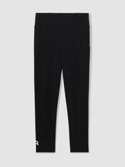Children & Baby 4-9 yrs Stretch Logo Print Leggings in Black