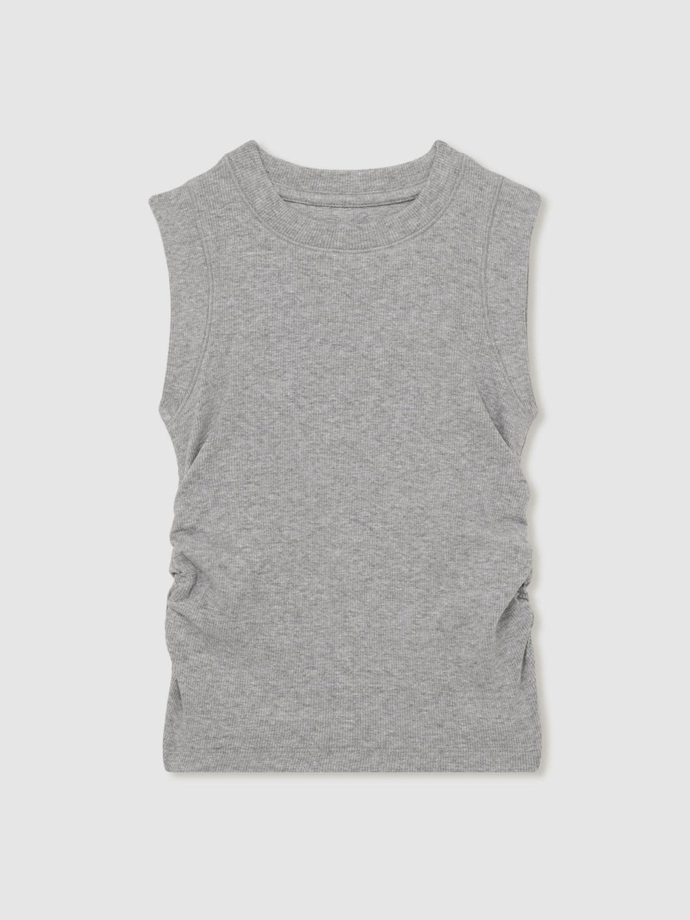 Children & Baby 4-9 yrs Ruched Vest Top in Grey