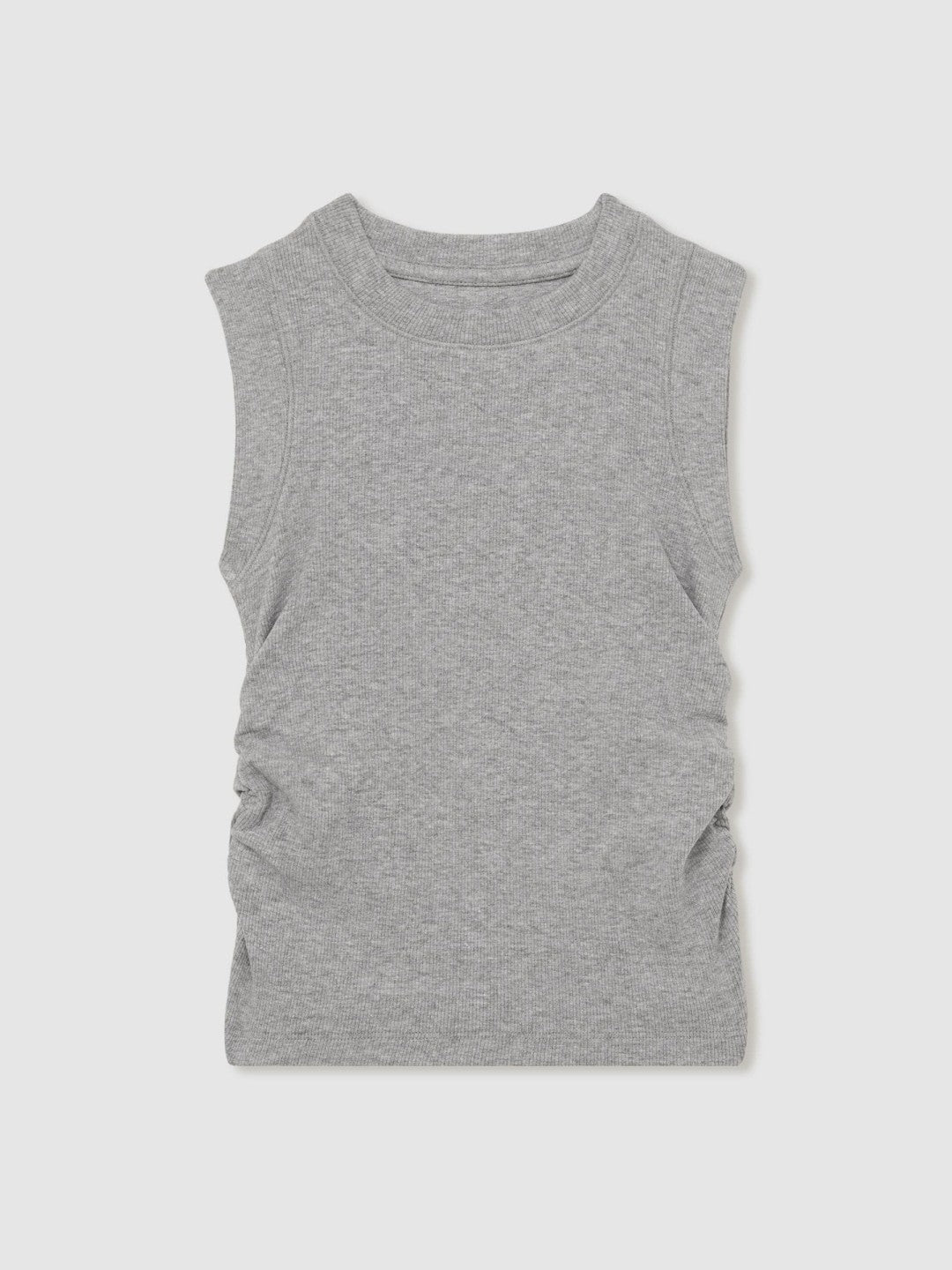 Children & Baby 13-14 yrs Ruched Vest Top in Grey