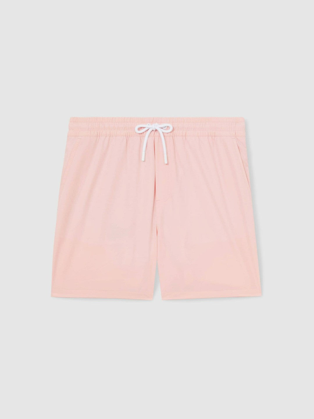 Men Drawstring Swim Shorts in Pink