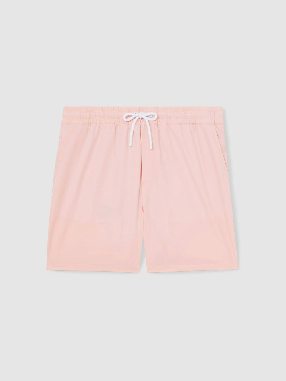 Men Drawstring Swim Shorts in Pink