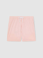 Men Drawstring Swim Shorts in Pink