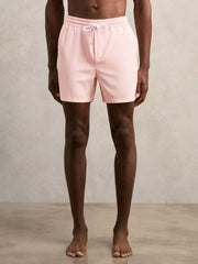 Men Drawstring Swim Shorts in Pink