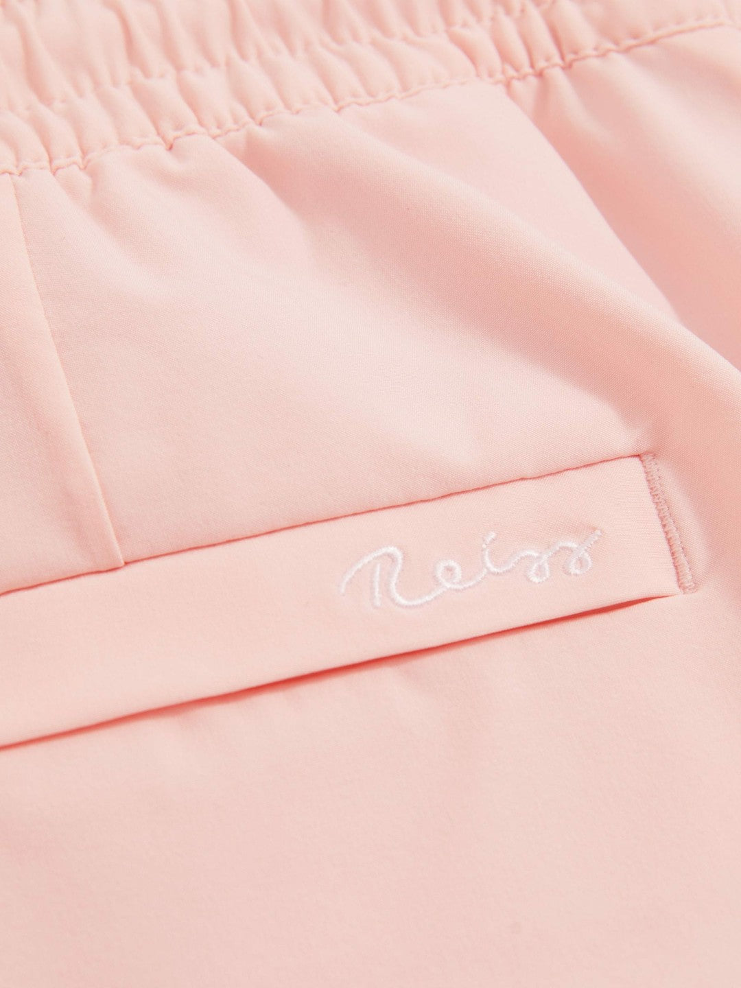 Men Drawstring Swim Shorts in Pink