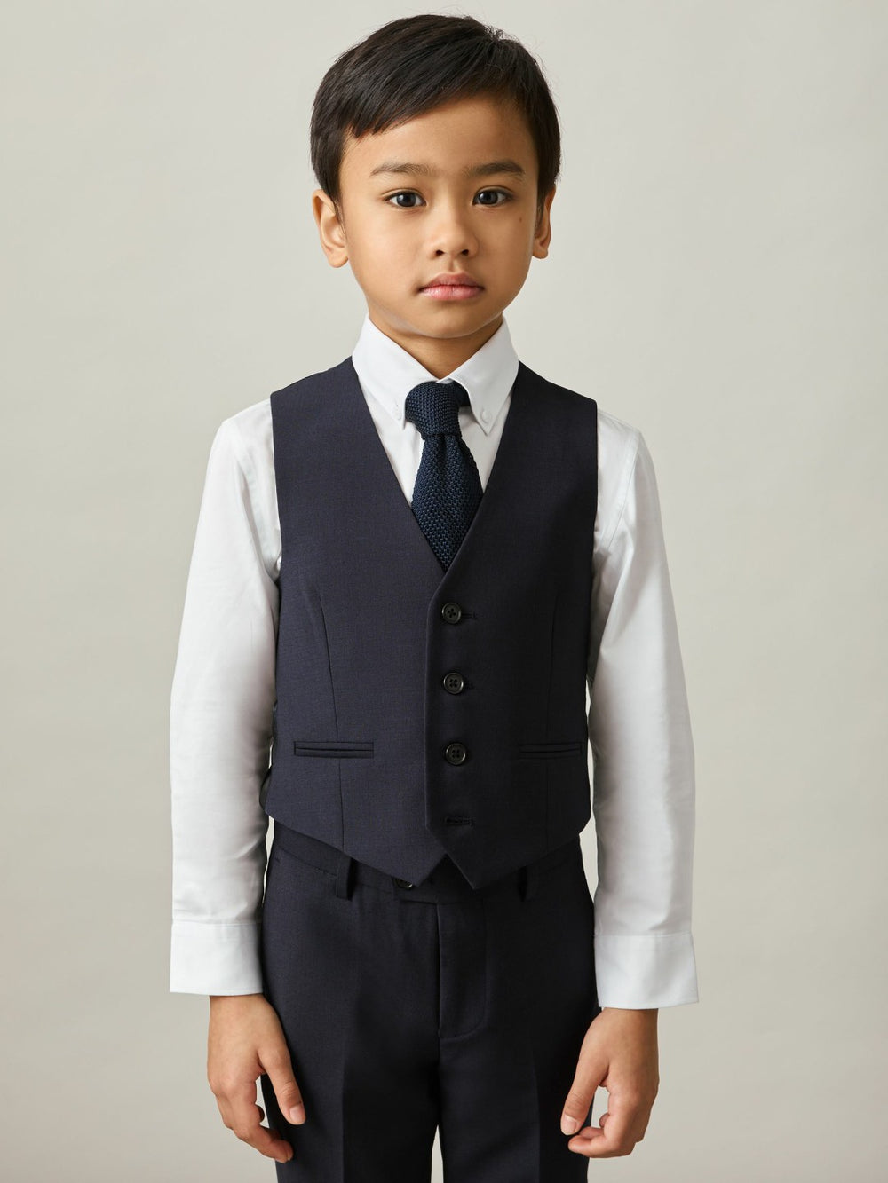 Children & Baby 13-14 yrs Modern Fit Waistcoat in Navy