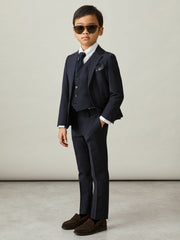 Children & Baby 13-14 yrs Modern Fit Waistcoat in Navy