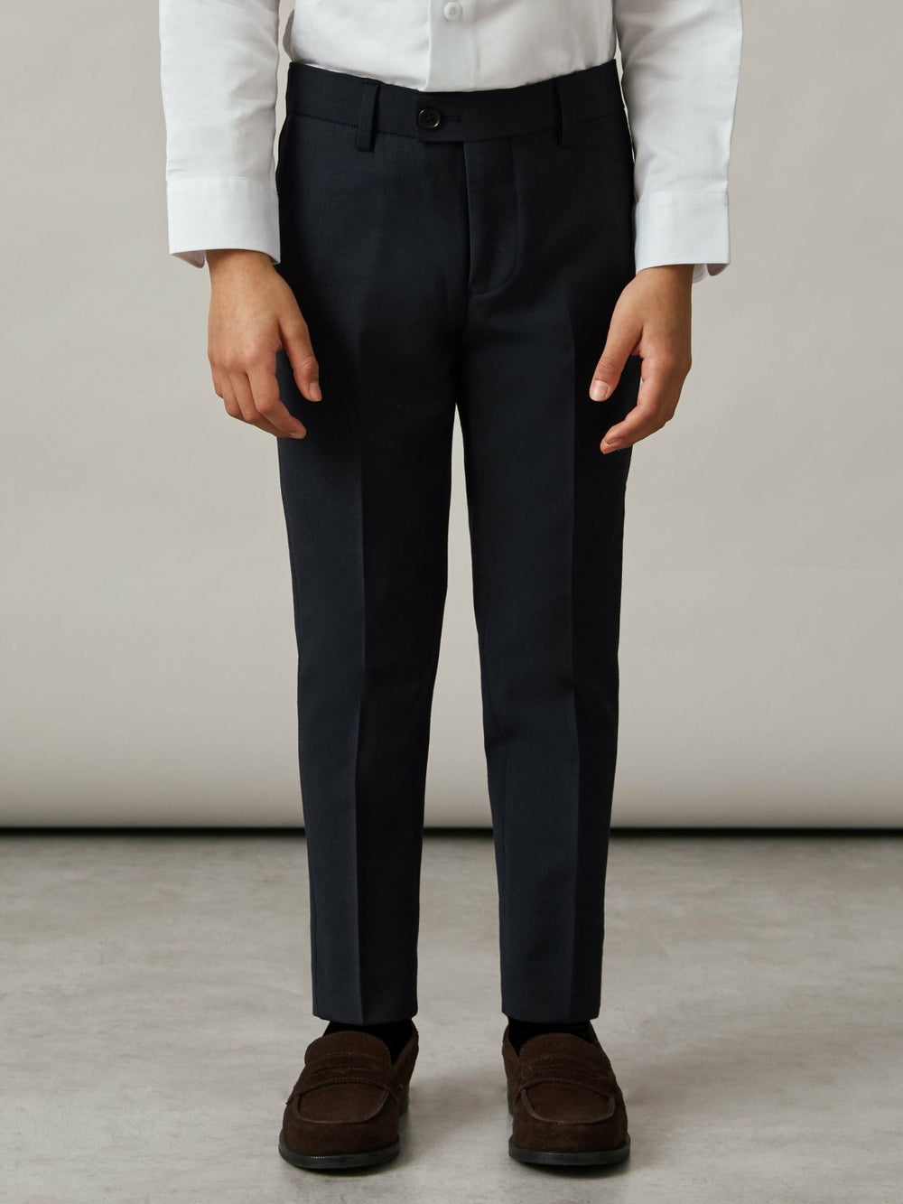 Children & Baby 3-9 yrs Wool-Blend Suit Trousers in Navy
