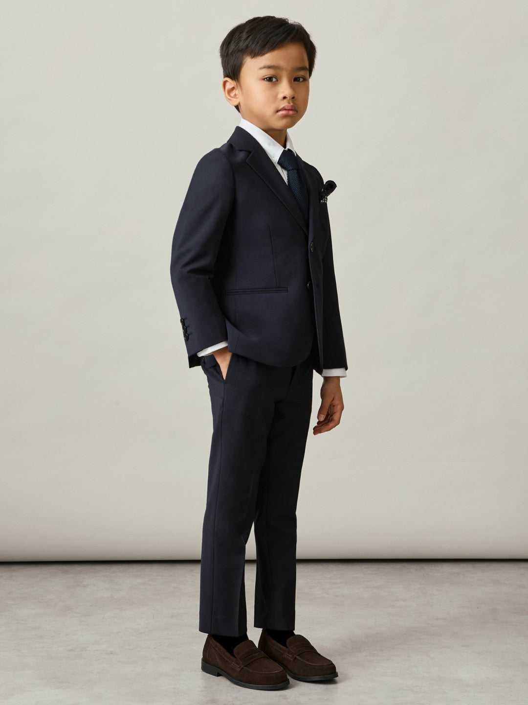 Children & Baby 9-14 yrs Wool-Blend Single-Breasted Suit Blazer in Navy