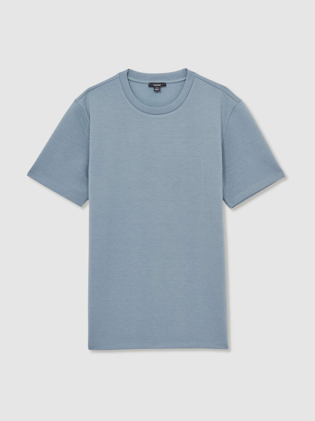Men Interlock Jersey Crew Neck T-Shirt in Airforce Blue