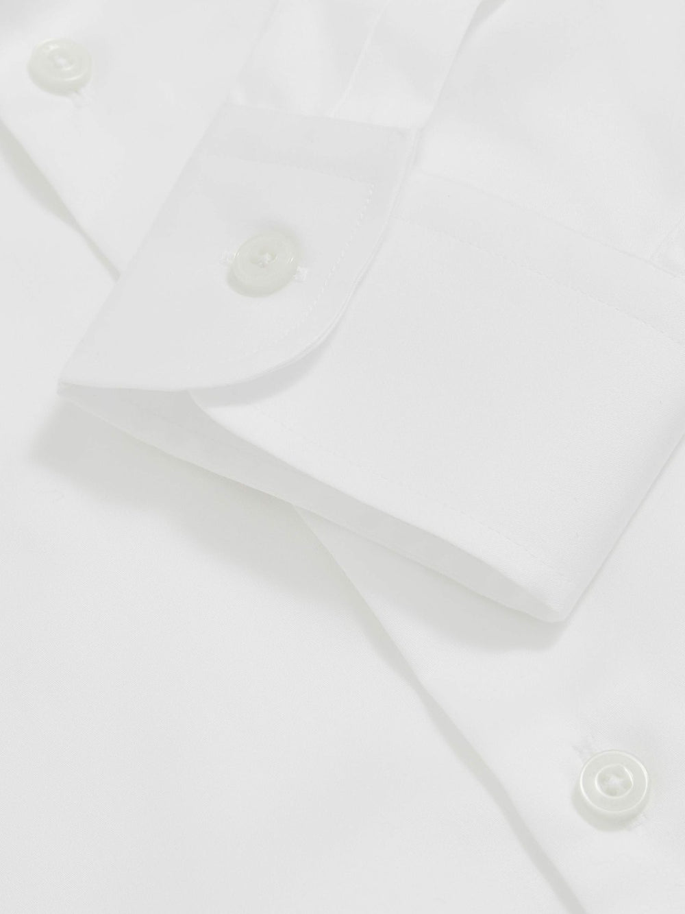 Men Regular Fit Cotton Sateen Shirt in White