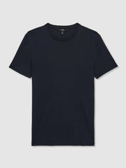 Men Cotton Sports-Fit T-Shirt in Navy