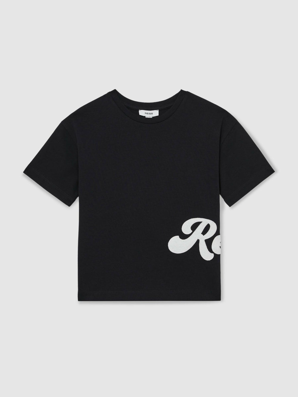 Children & Baby 9-13 yrs Cotton Script-Logo Oversized T-Shirt in Navy