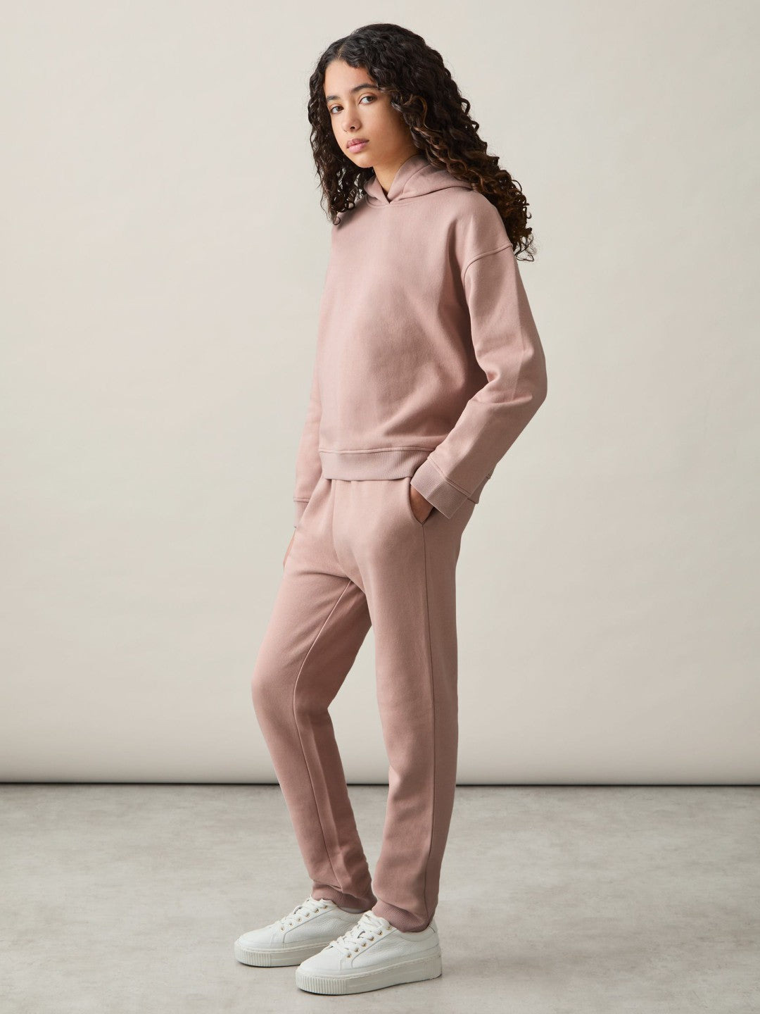 Children & Baby 9-13 yrs Cotton-Blend Hoodie And Joggers Set in Mink
