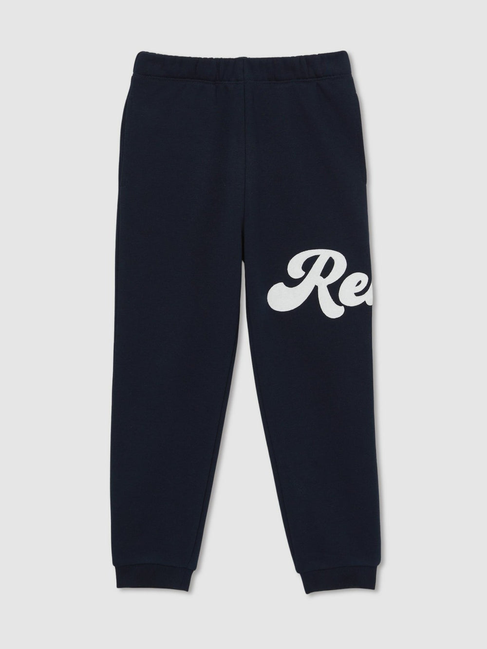 Children & Baby 13-14 yrs Cotton-Blend Logo Script Joggers in Navy