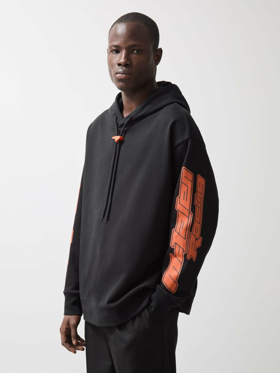 Men McLaren F1 Team Oversize Toggle Hoodie Unisex Fit in Black