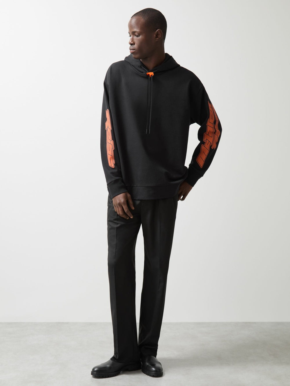 Men McLaren F1 Team Oversize Toggle Hoodie Unisex Fit in Black