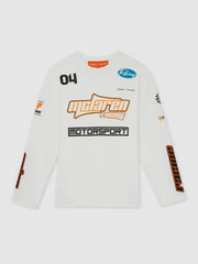 Men McLaren F1 Team Cotton Logo T-Shirt Unisex Fit in White