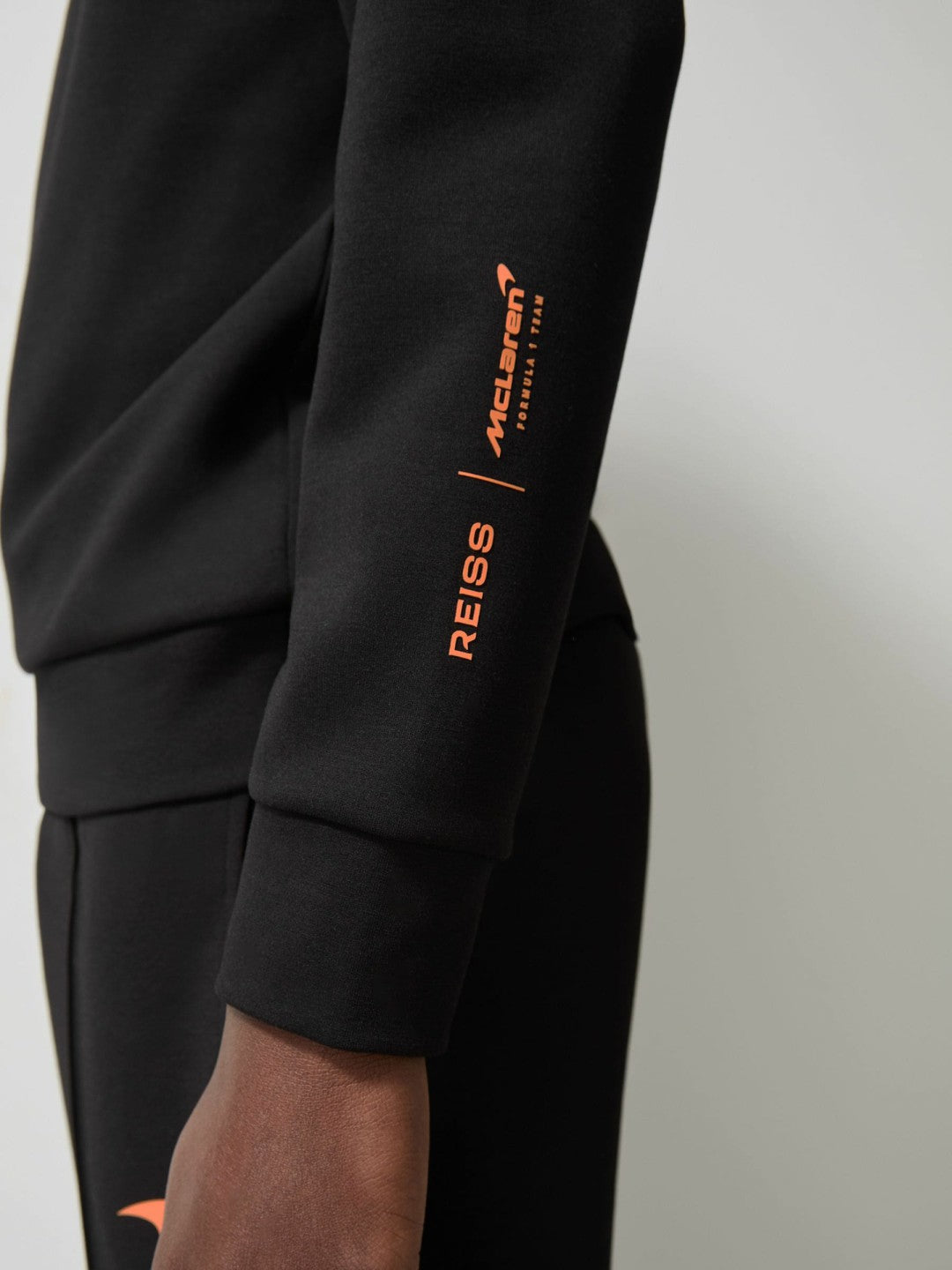 Men McLaren F1 Team Interlock Hoodie in Black