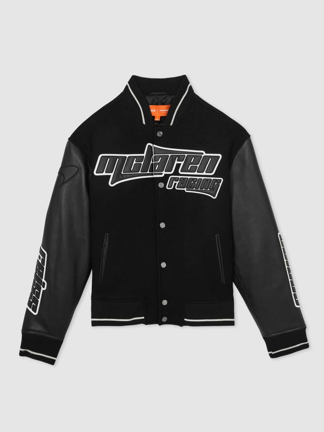 Men McLaren F1 Team Bomber Jacket in Black