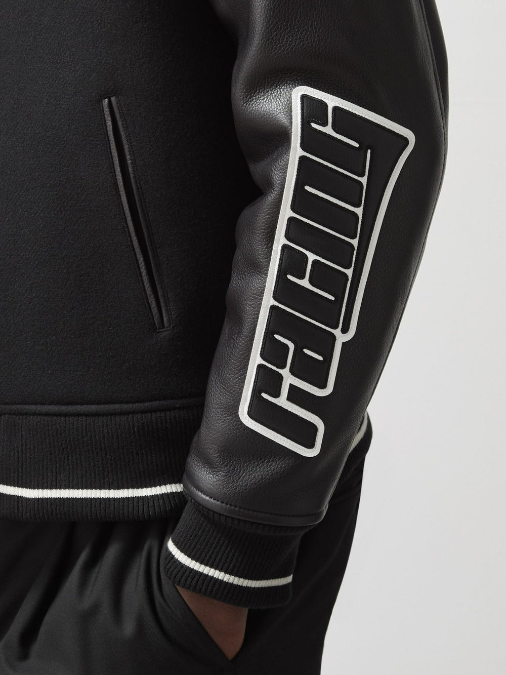 Men McLaren F1 Team Bomber Jacket in Black