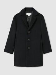 Children & Baby 3-9 yrs Single Breasted Overcoat in Navy