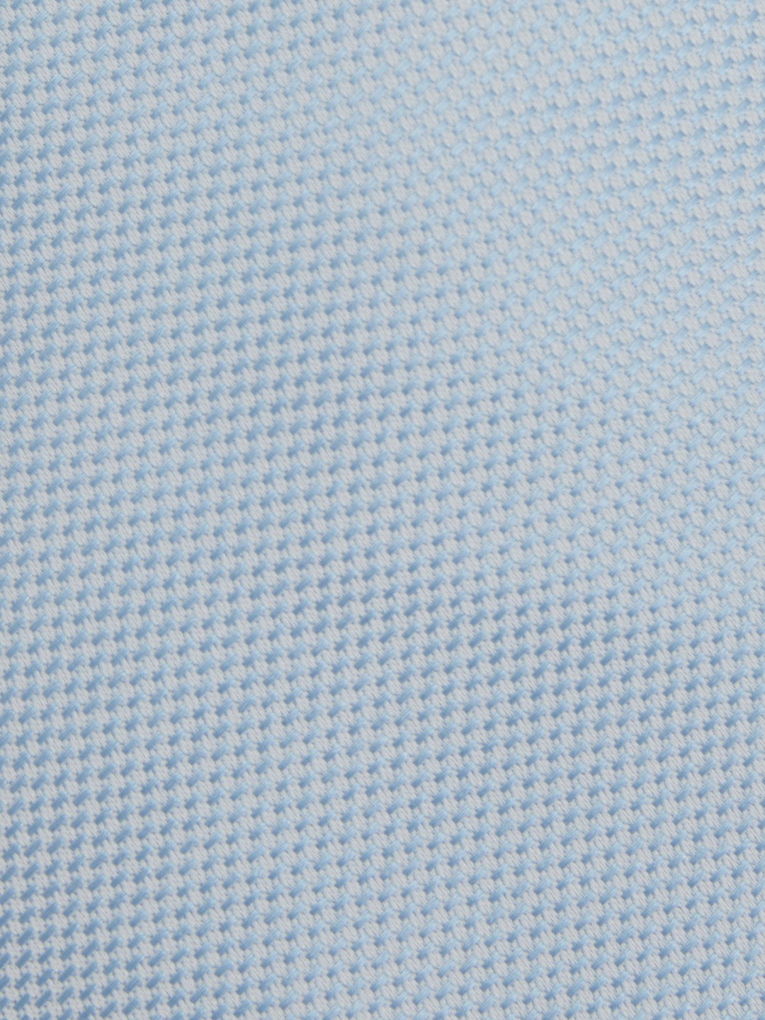 Men Textured Silk Blend Tie in Light Blue