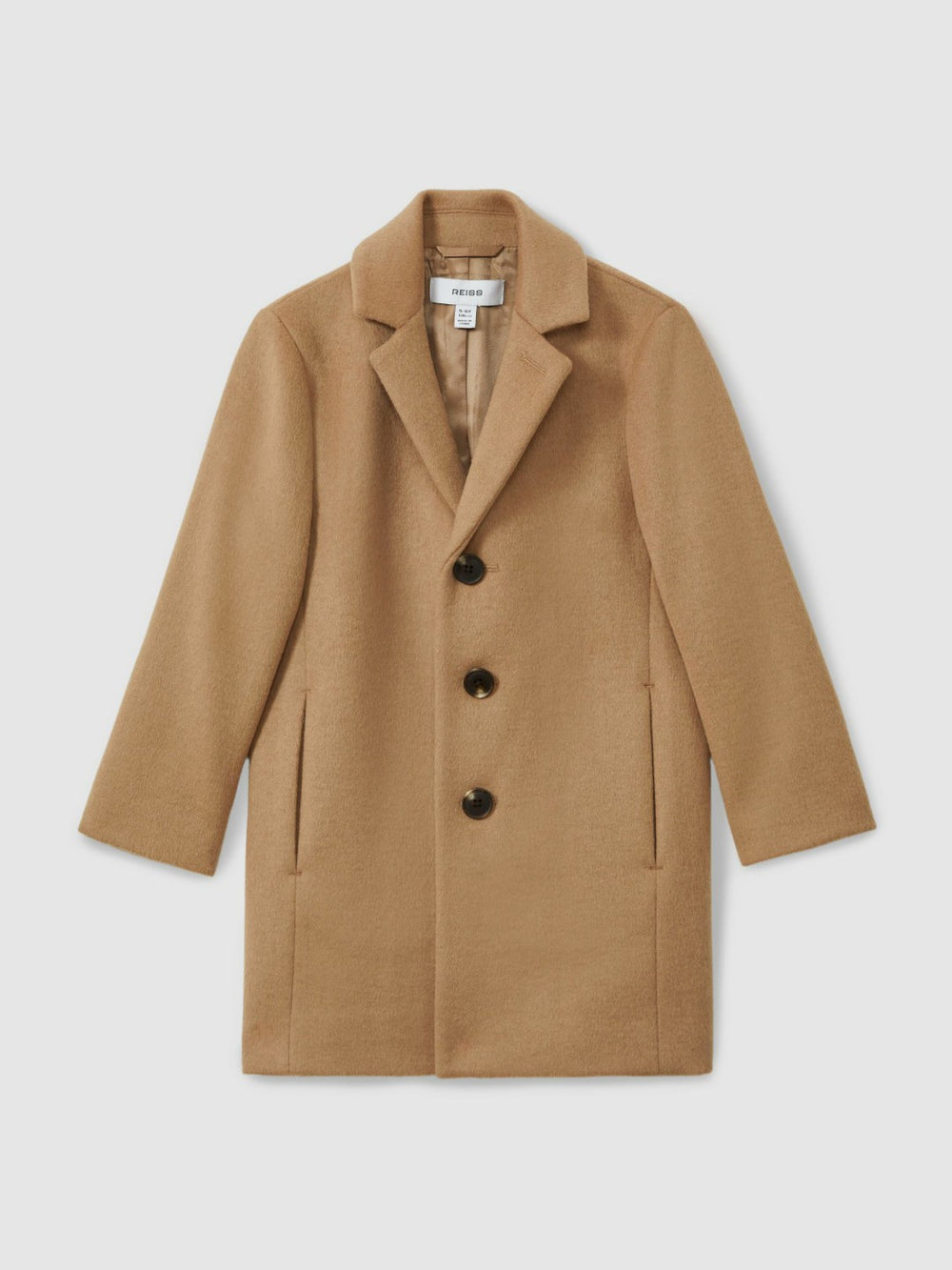 Children & Baby 3-9 yrs Single Breasted Overcoat in Camel