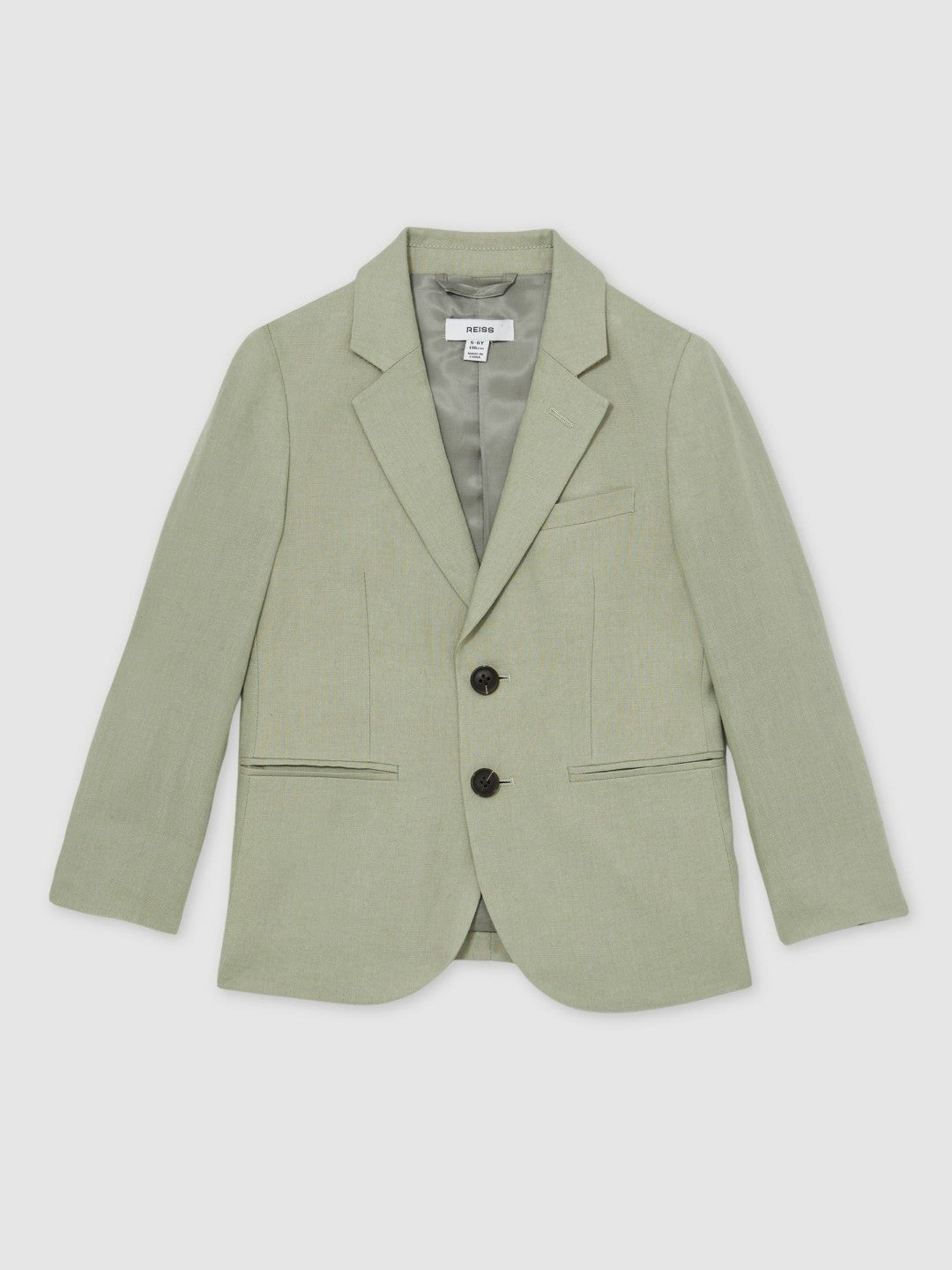 Children & Baby 3-9 yrs Linen Single Breasted Blazer in Apple
