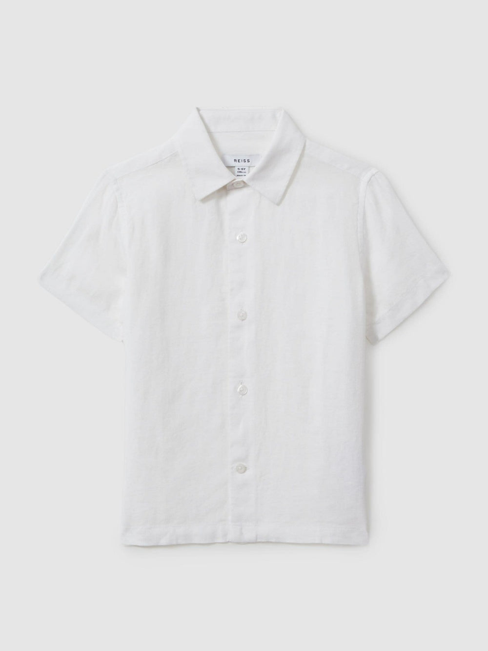 Children & Baby 3-9 yrs Short Sleeve Shirt in White