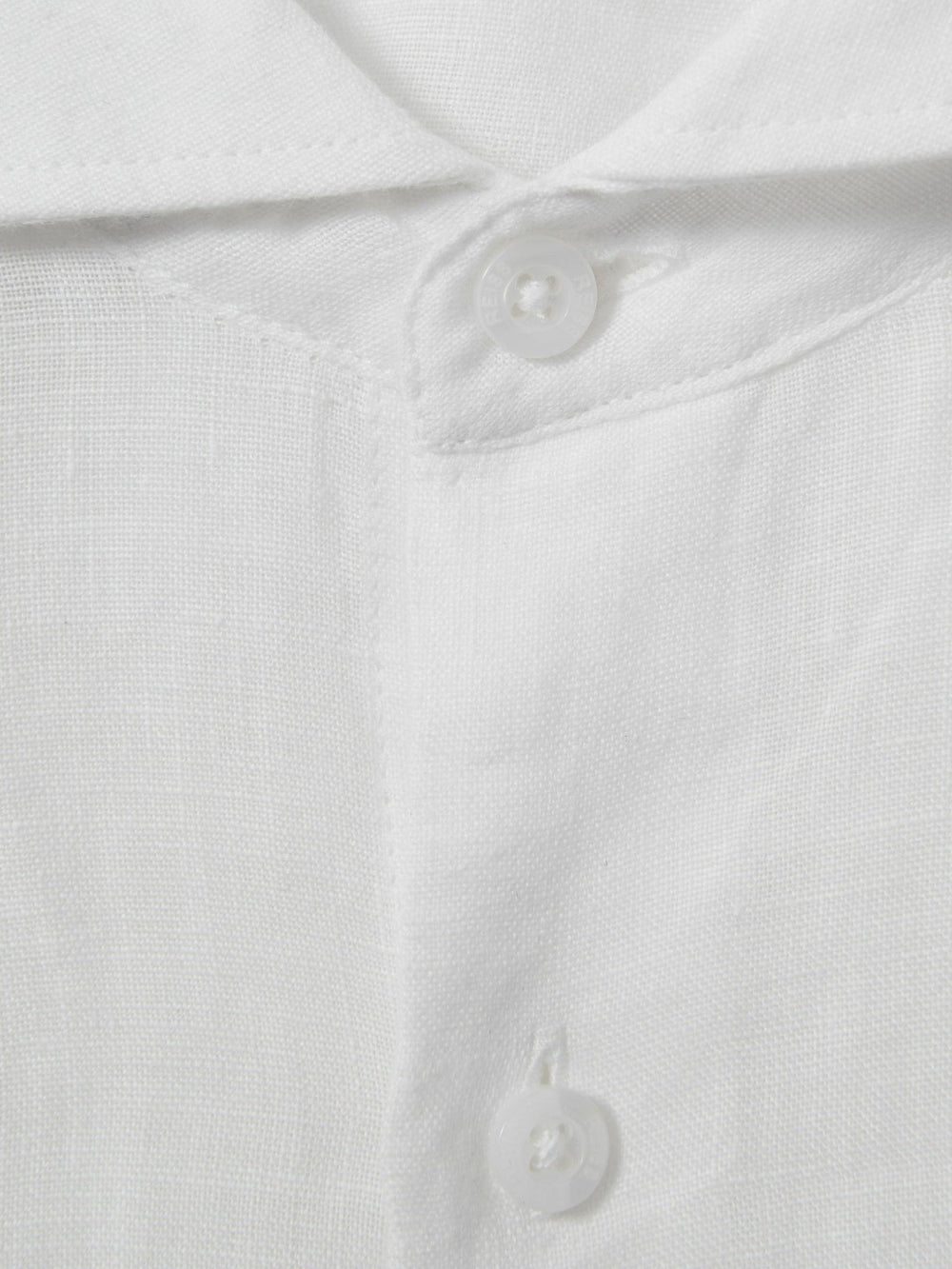 Children & Baby 3-9 yrs Linen Cutaway Collar Shirt in White