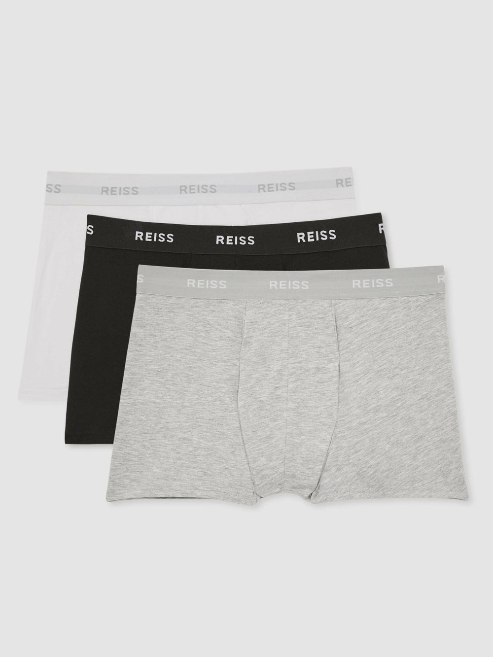 Men Three Pack Cotton Boxers in Multi