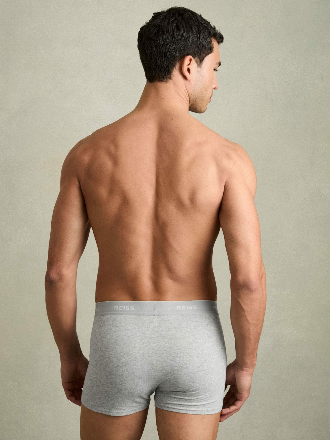 Men Three Pack Cotton Boxers in Multi