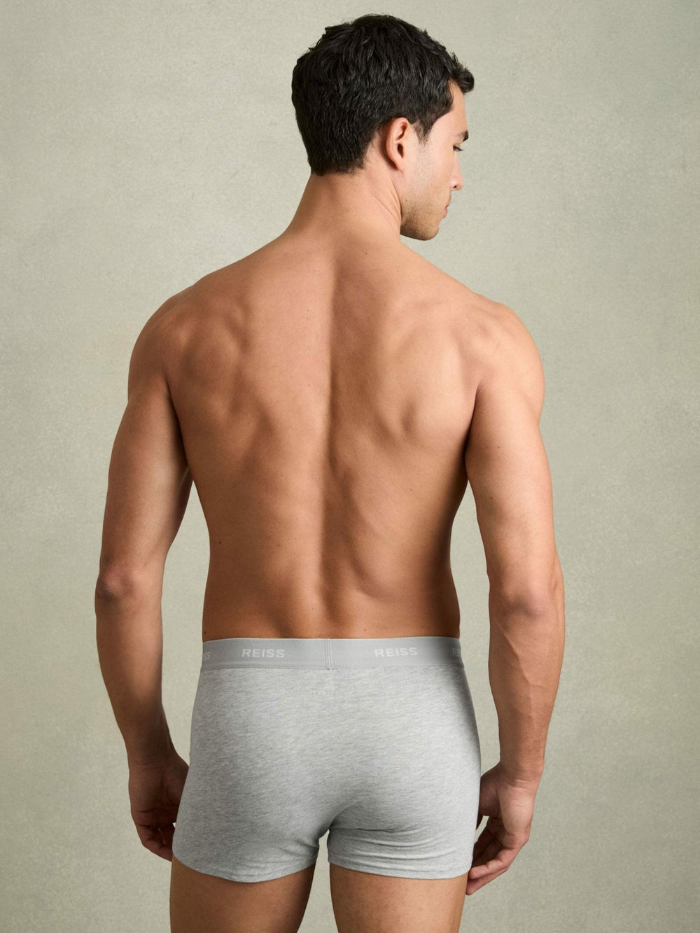Men Three Pack Cotton Boxers in Multi