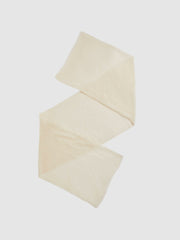 Women Wool-Cashmere Lightweight Scarf in Off White