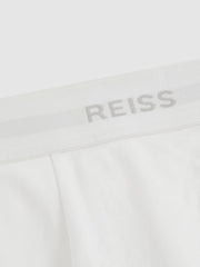 Men Three Pack Cotton Boxers in White