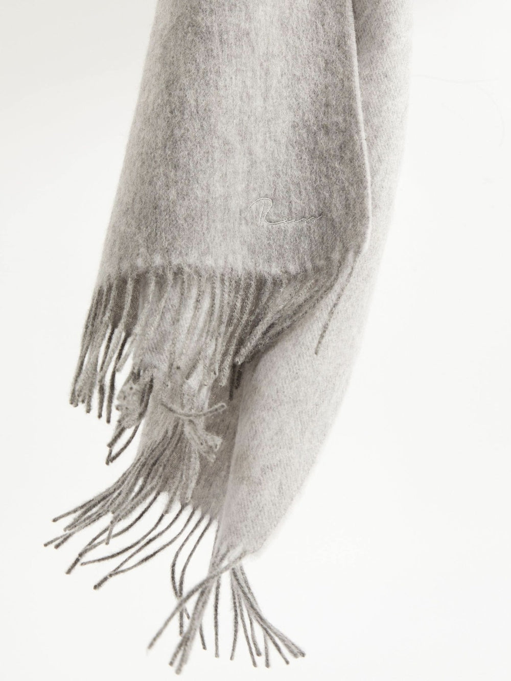 Women Wool-Cashmere Scarf in Soft Grey