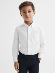 Children & Baby 13-14 yrs Button Down Oxford Shirt in White